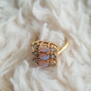 Avon Pink Opal Ring